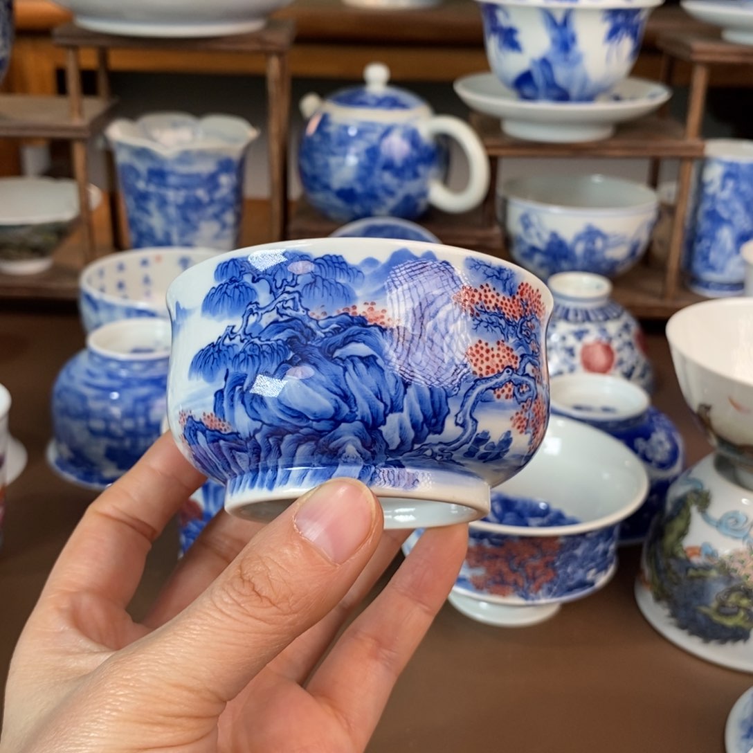 景德镇陶瓷手工手绘