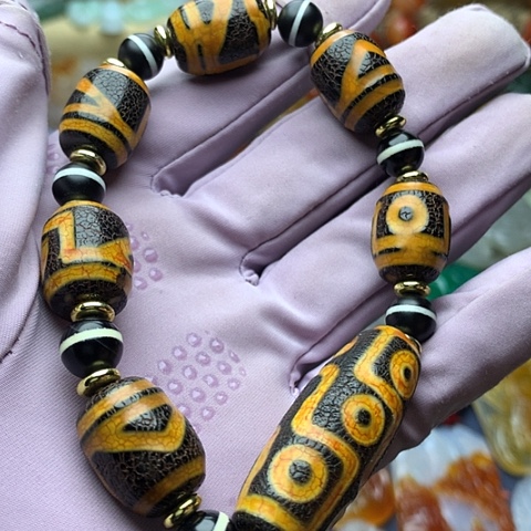 玛瑙/玉髓珠宝奇石未镶嵌手链