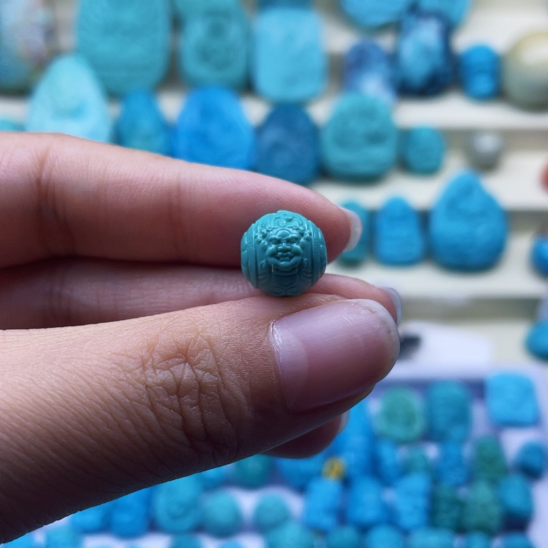 绿松石珠宝奇石未镶嵌