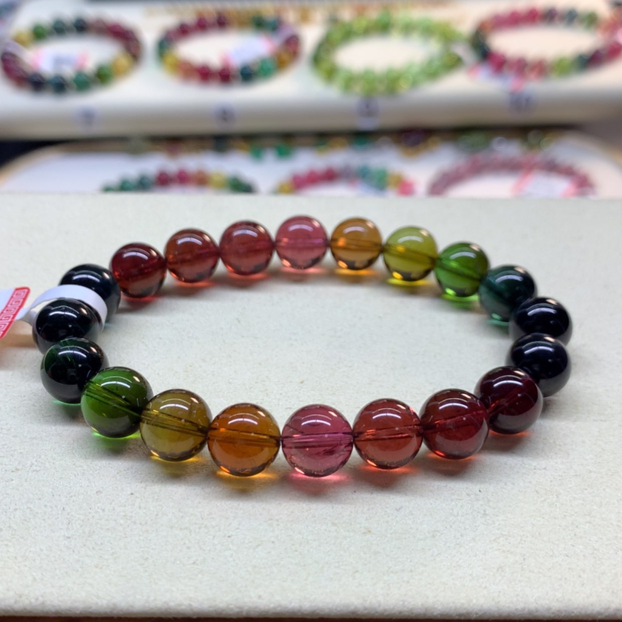 【闪购商品】碧玺手串未镶嵌老矿9.6mm