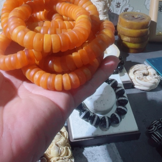 蜜蜡药片卡1.2黄色