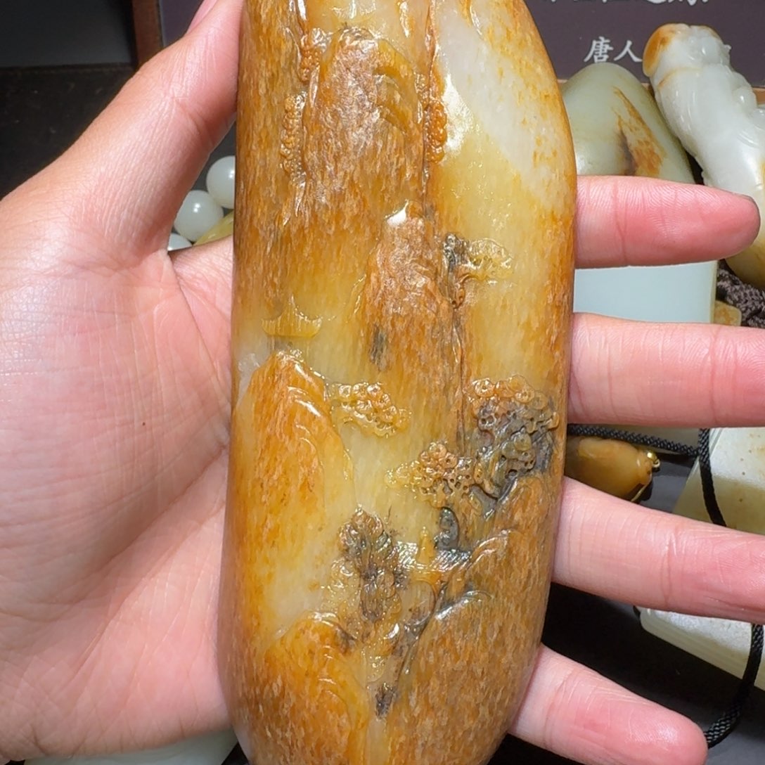 和田玉山水未镶嵌