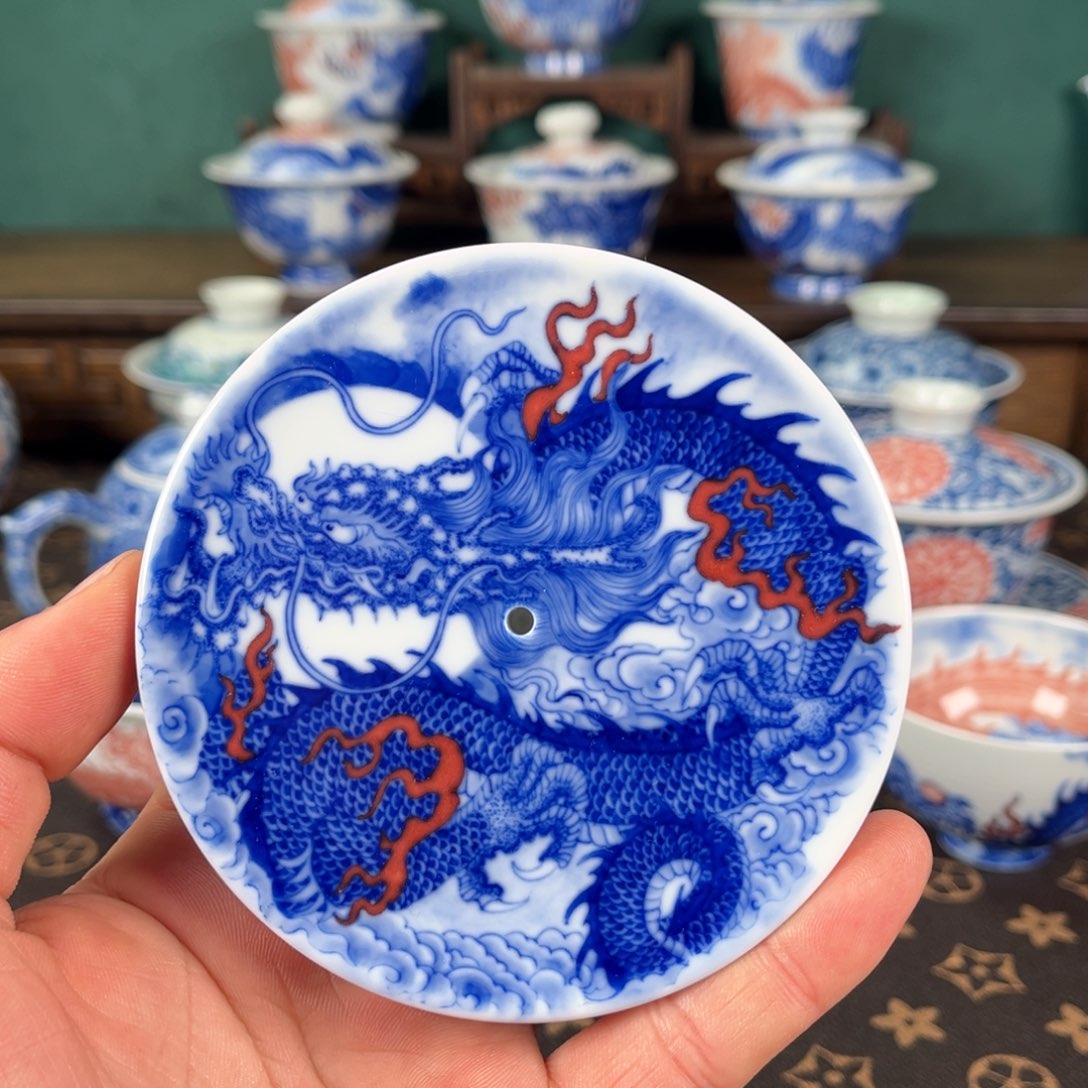 瓷片自成堂景德镇手工手绘