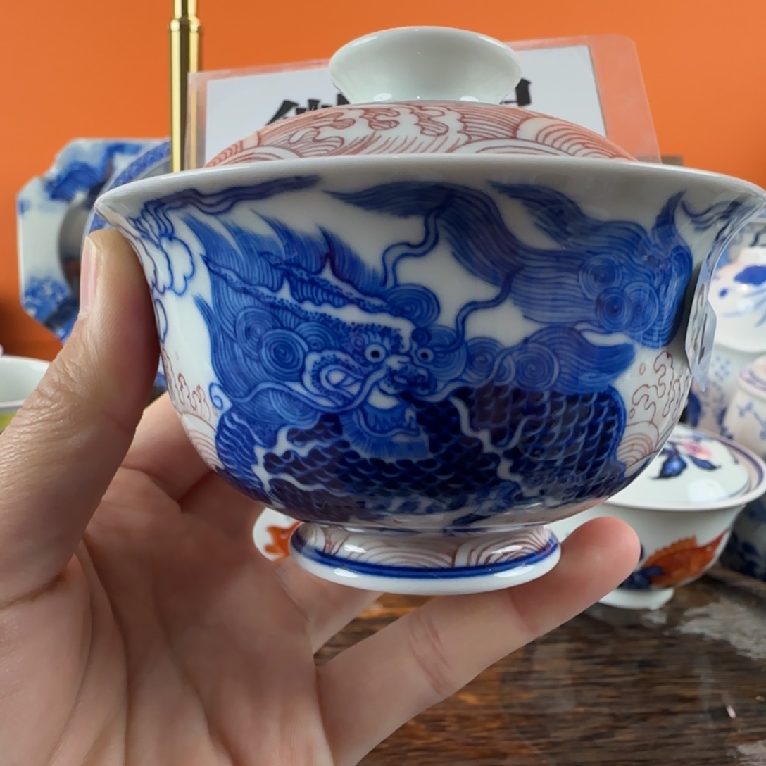 瓷片景德镇手绘青花瓷器173