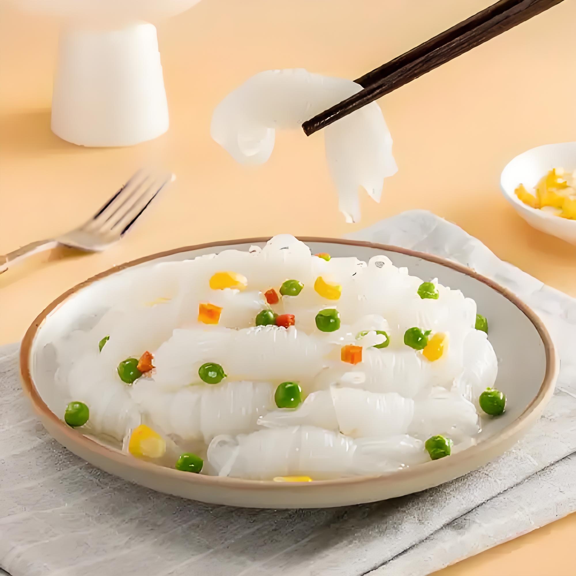 【素菜~魔芋丝结】杰成魔芋丝结200g装，固形物≥30%（绿色食品，不添加防腐剂、0脂肪、低热量、0糖分，放心吃）