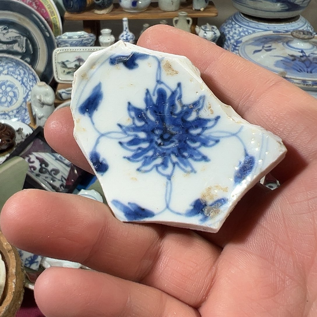 摆件陶瓷片标本，全场包邮