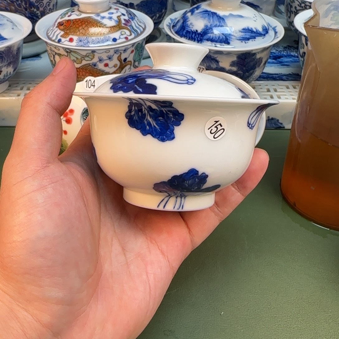 彦祖纯手工手绘茶具150