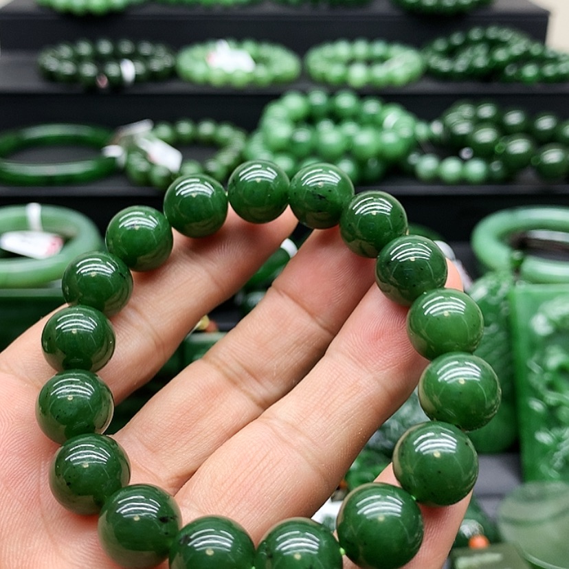 【闪购商品】和田玉（碧玉）手链未镶嵌