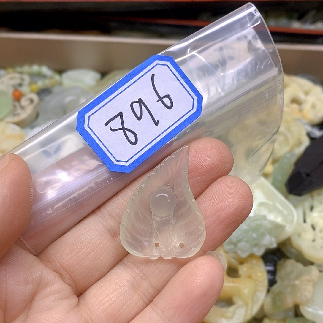 蛇纹石玉未镶嵌颈饰896