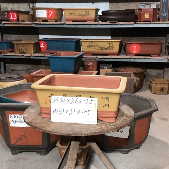 紫砂紫砂花盆包邮