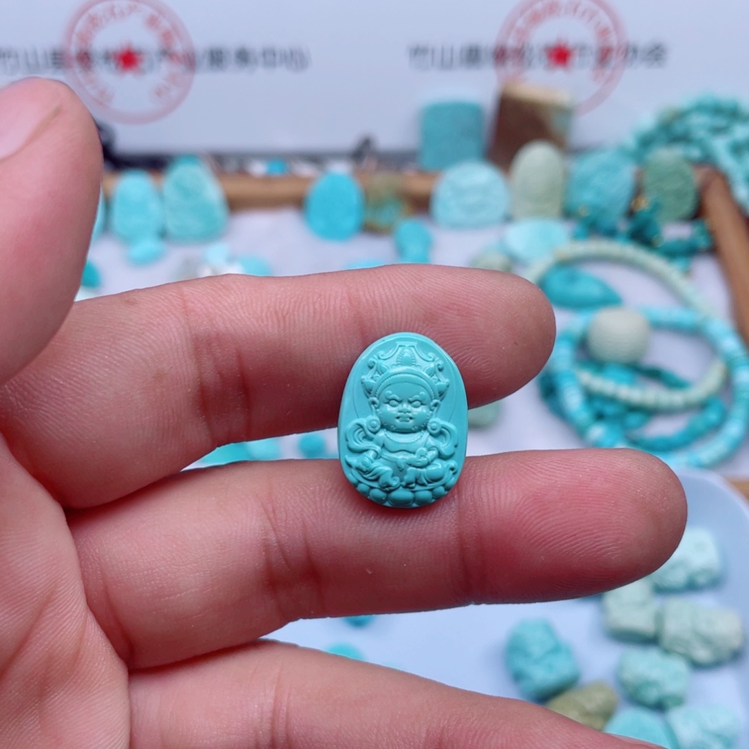 绿松石未镶嵌颈饰014