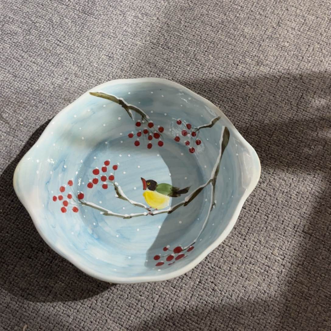 景德镇手绘高温釉下彩陶瓷茶具