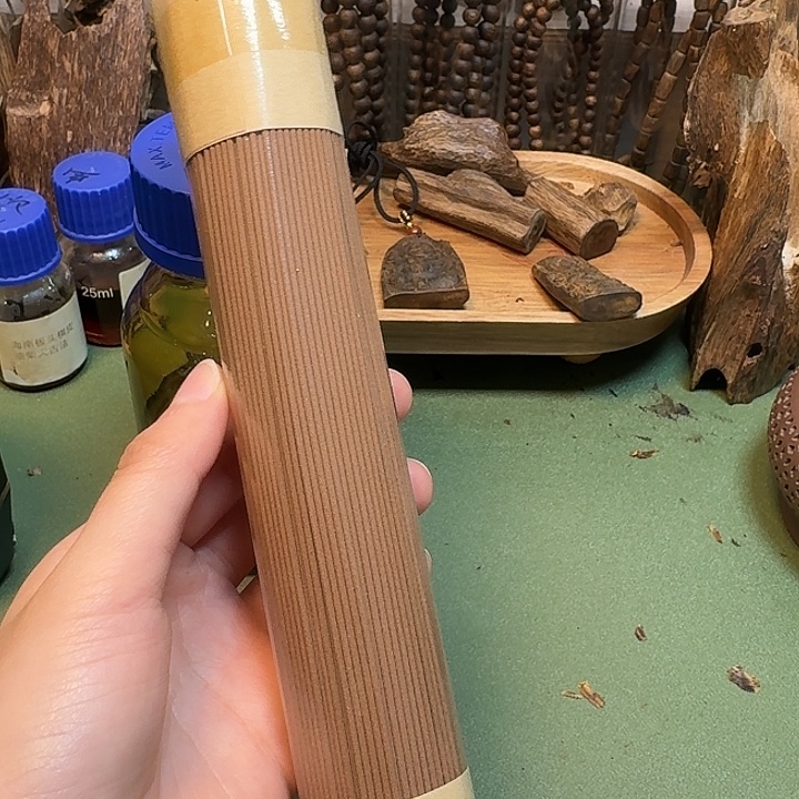 中***哥沉香沉香碎屑海南棋楠绿棋高端手工线香100克