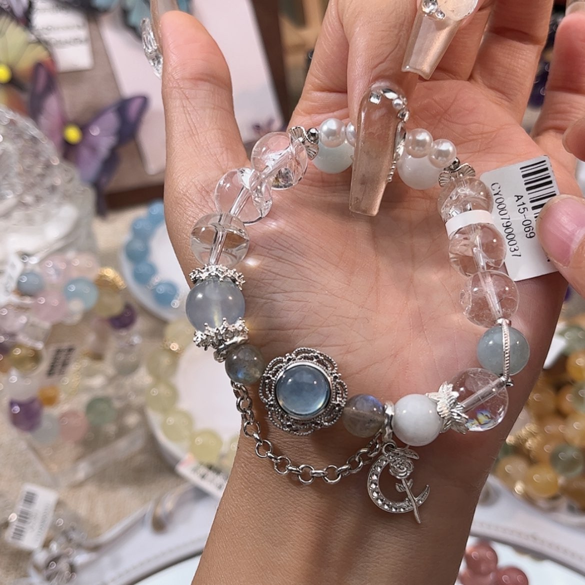 【闪购商品】水晶手链未镶嵌海蓝