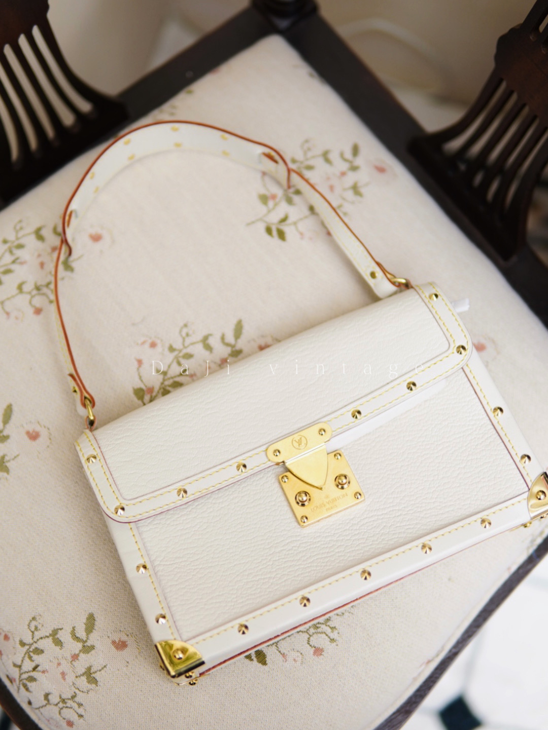 95新 LouisVuitton/路易威登 大吉中古th/LV白金苏哈里小号单肩包