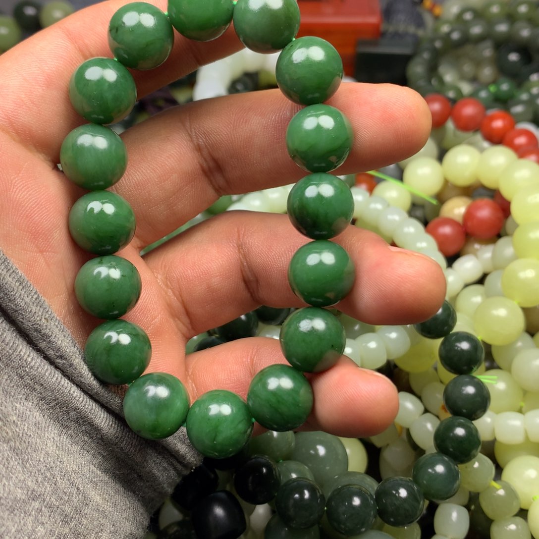 和田玉手链未镶嵌