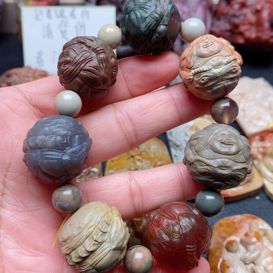 未镶嵌手串玛瑙/玉髓