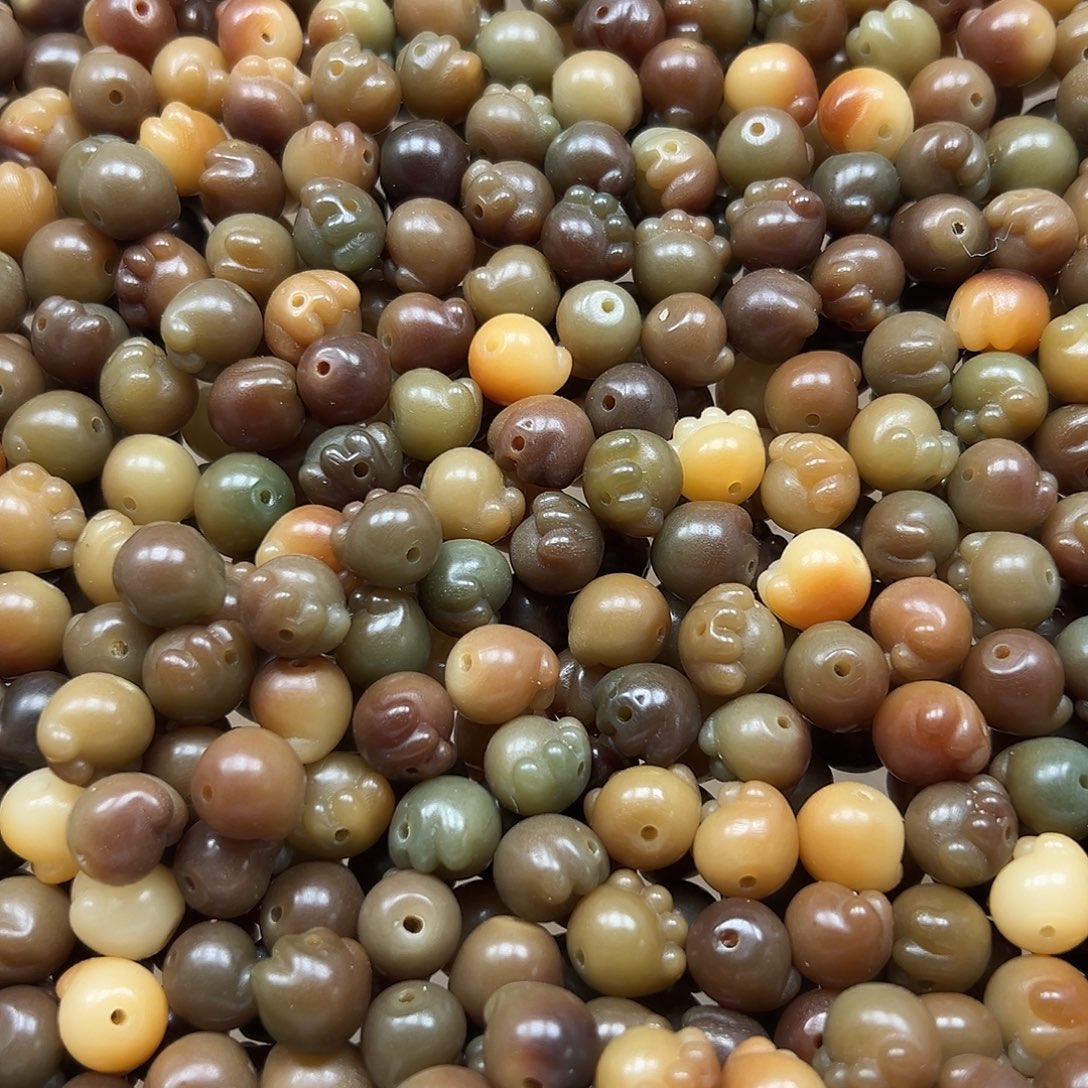 菩提根/象牙果手串卡12敦煌问天猫爪40颗