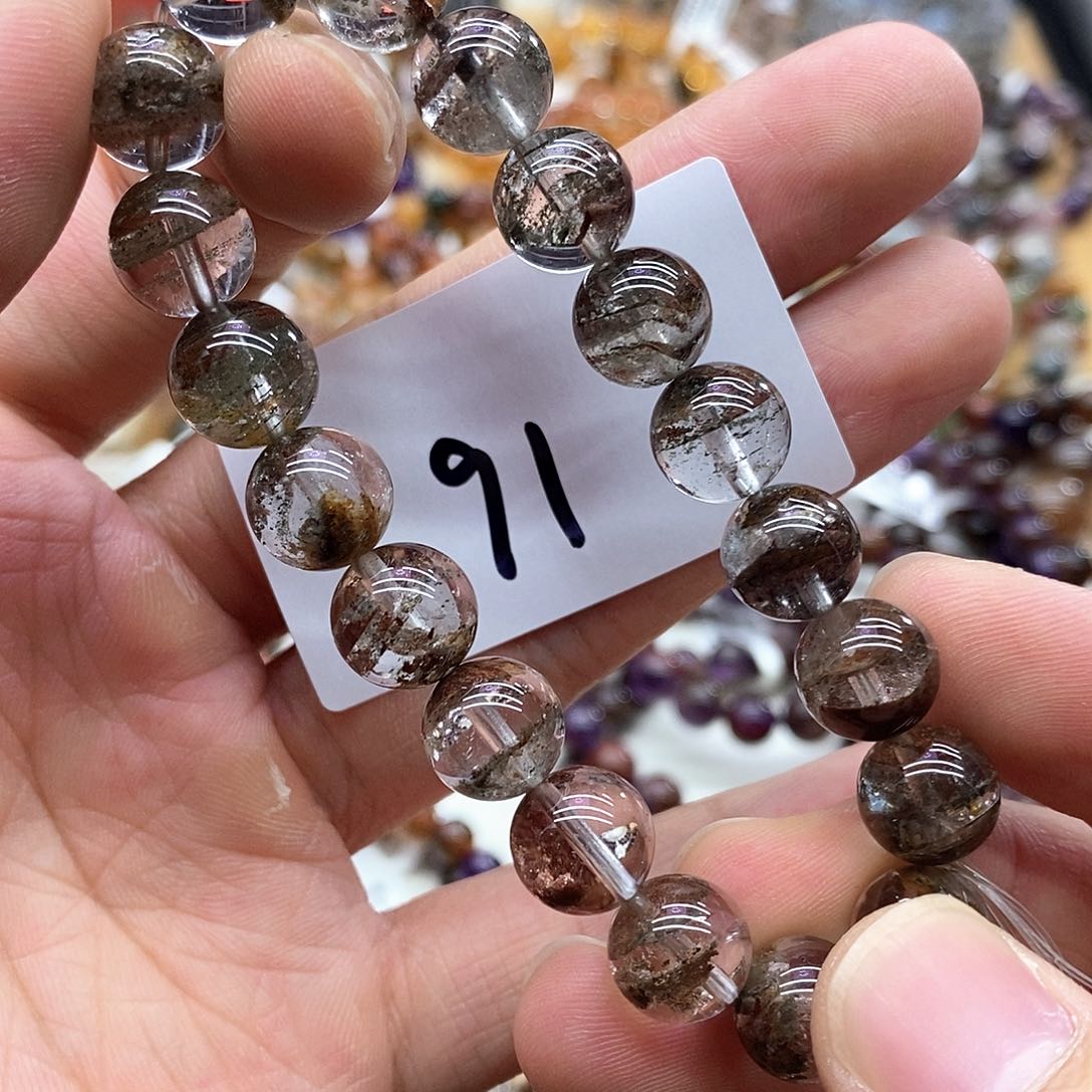 水晶手串未镶嵌天然