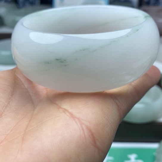 石英质玉（金丝玉）未镶嵌手镯