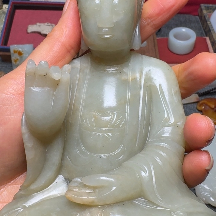 闰***九和田玉（糖玉）未镶嵌挂件