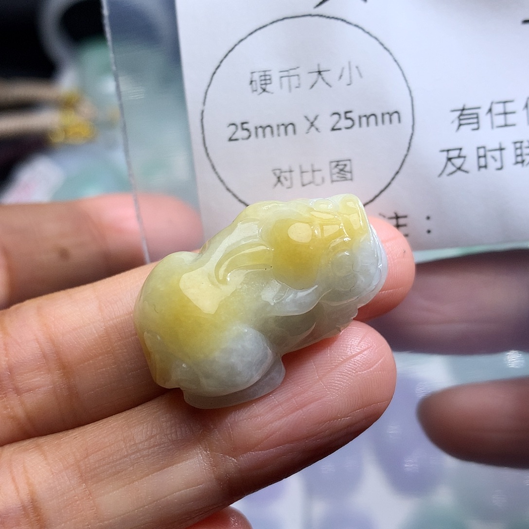 翡翠未镶嵌颈饰785