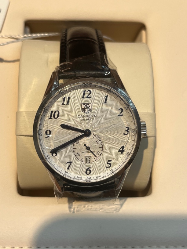 95新 TAG Heuer/泰格豪雅 经典卡莱拉系列自动机械手表精钢材质