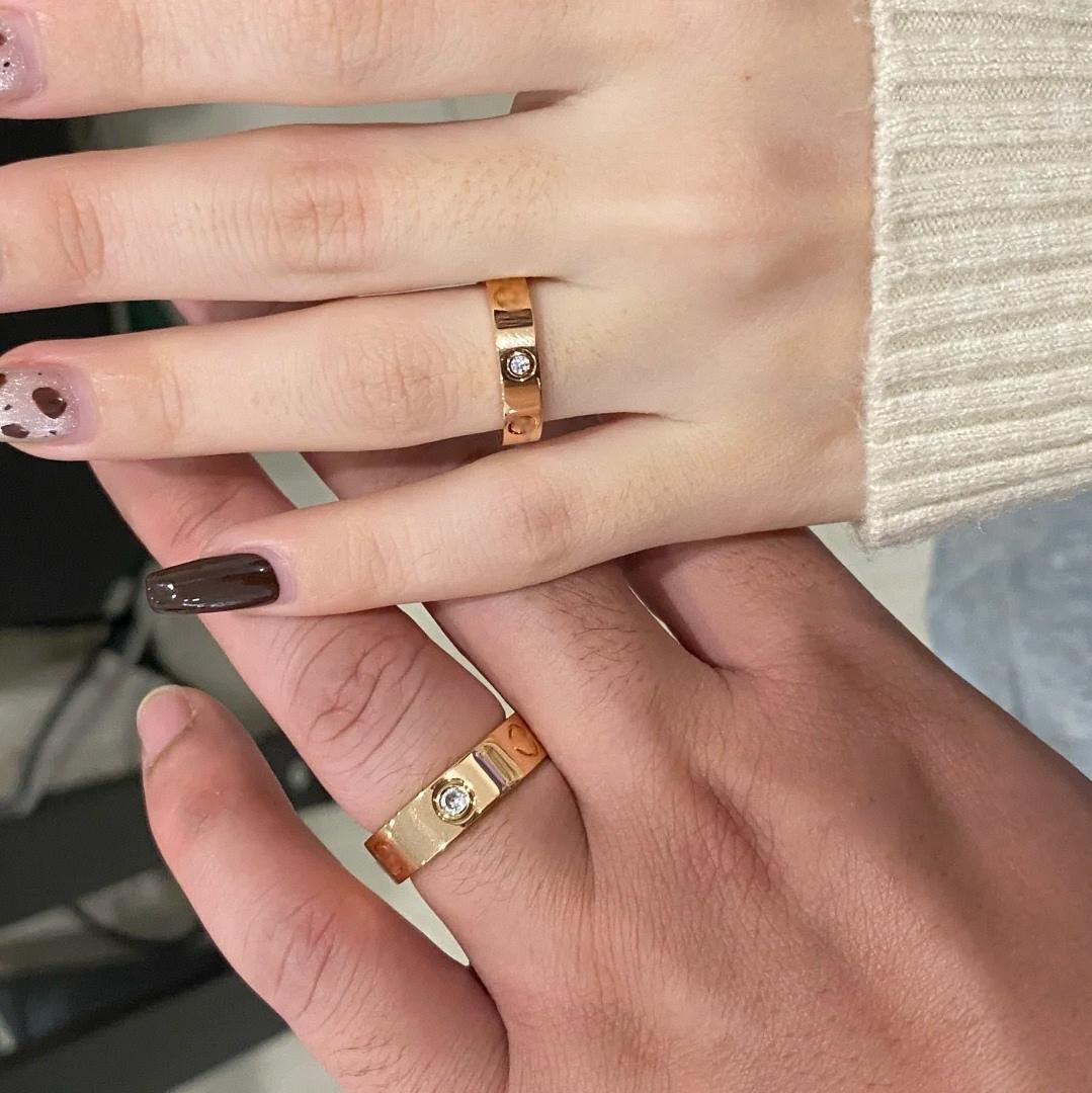 《ZS》love宽版网红百搭女士ins精美戒指