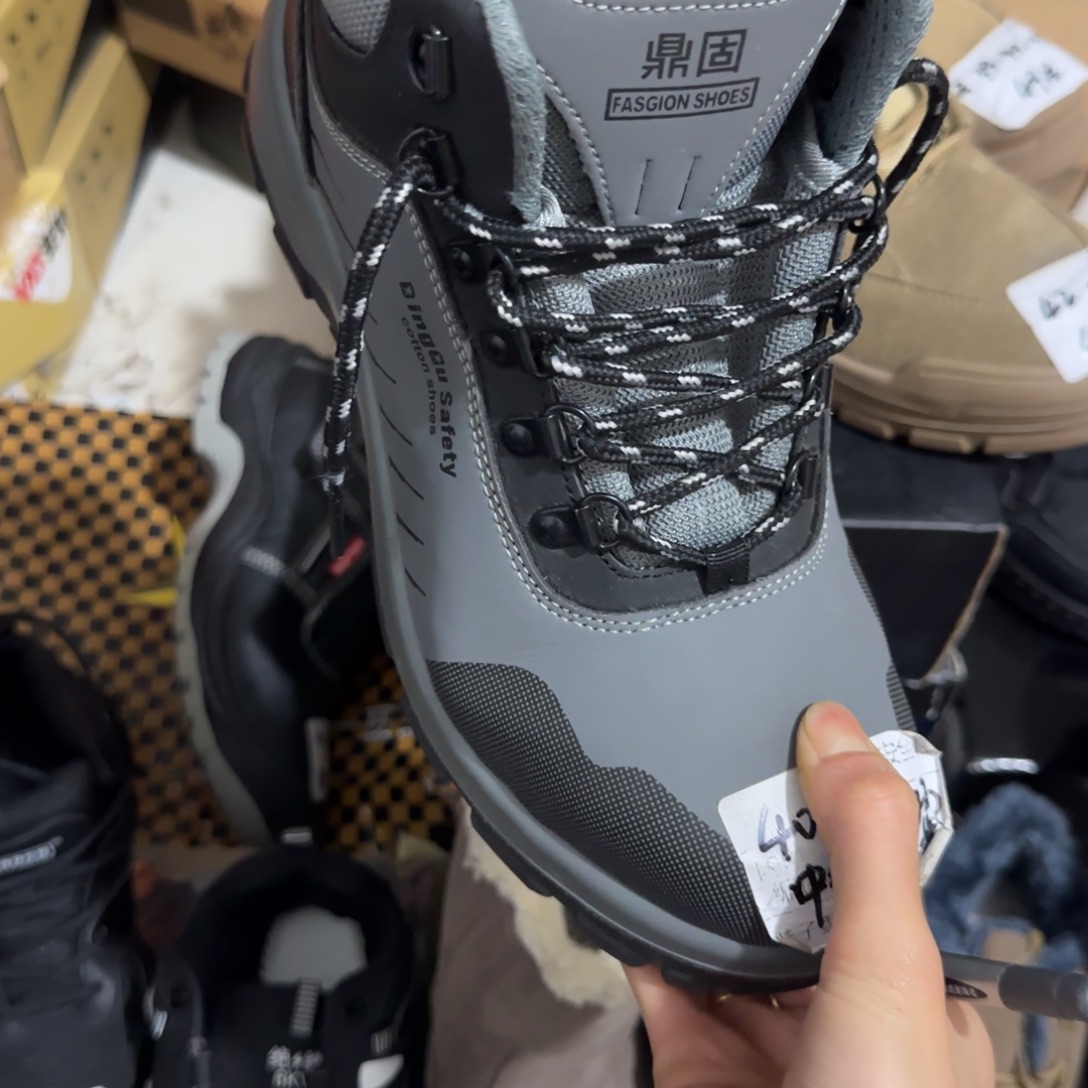 006 41尺码 中帮灰皮