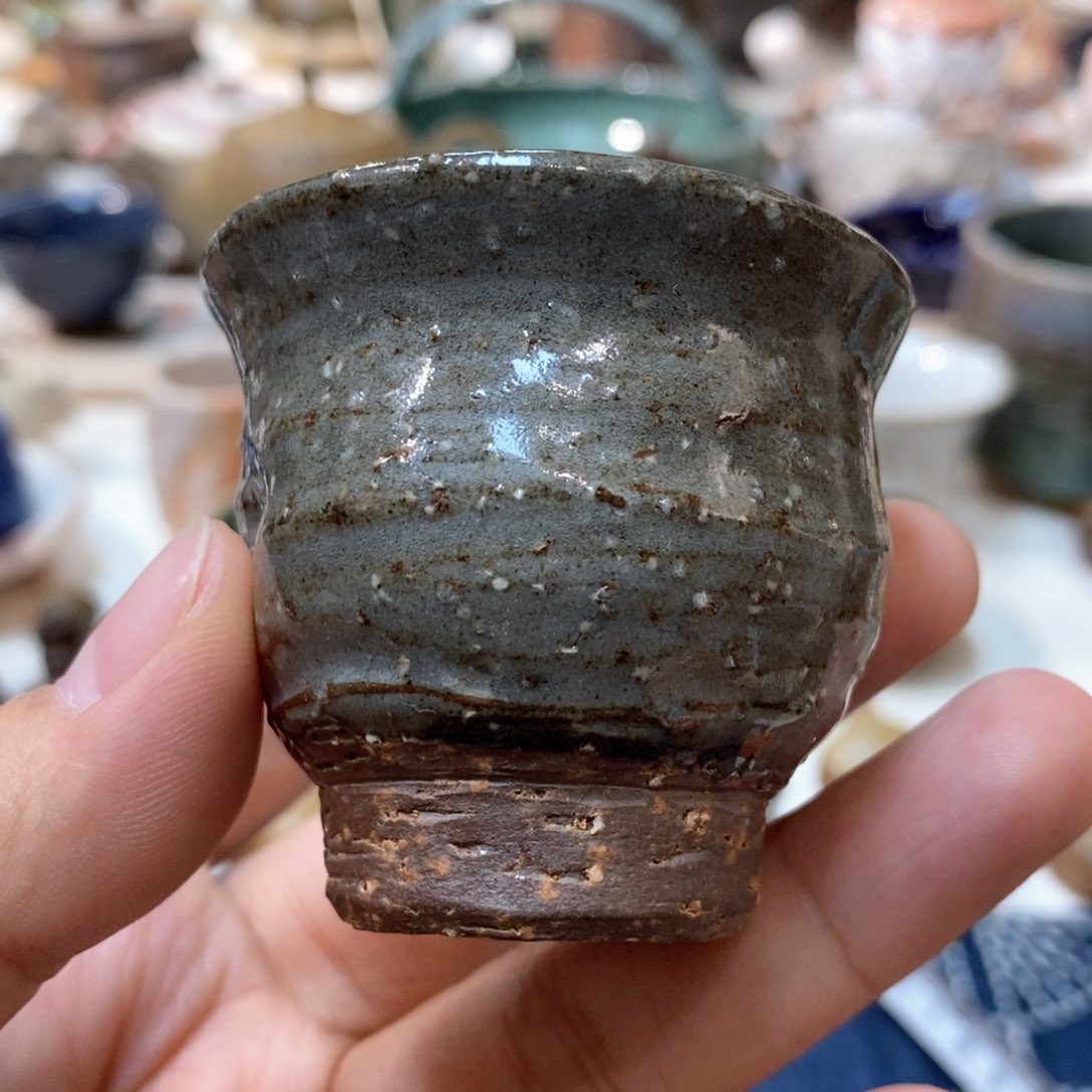 柴烧侘寂粗陶茶具