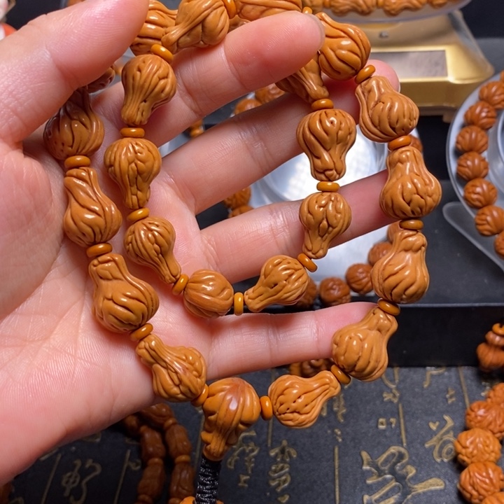手串桃核葫芦手持15