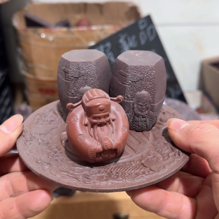 紫砂茶宠时**水雕塑瑕疵茶宠