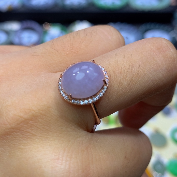 翡翠手链银S925镶嵌翡翠