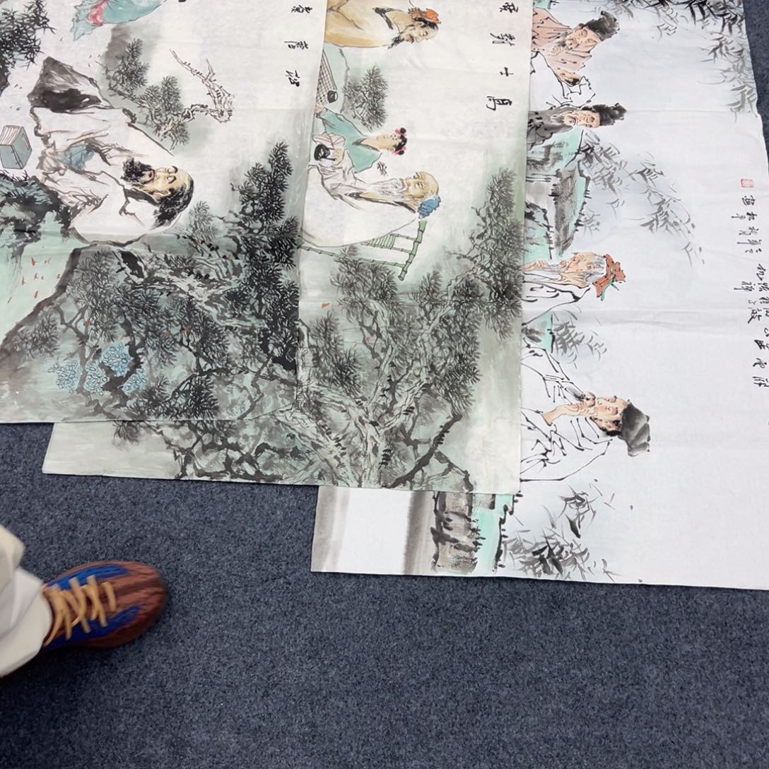 江***心国画国画作品欣赏一下