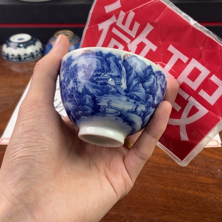 杯景德镇手绘陶瓷艺术
