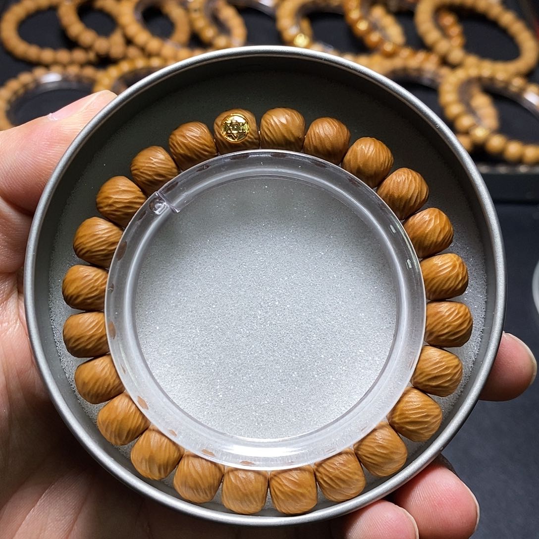 猴头核桃手串金标千刃云锦尺寸10左右全品14号