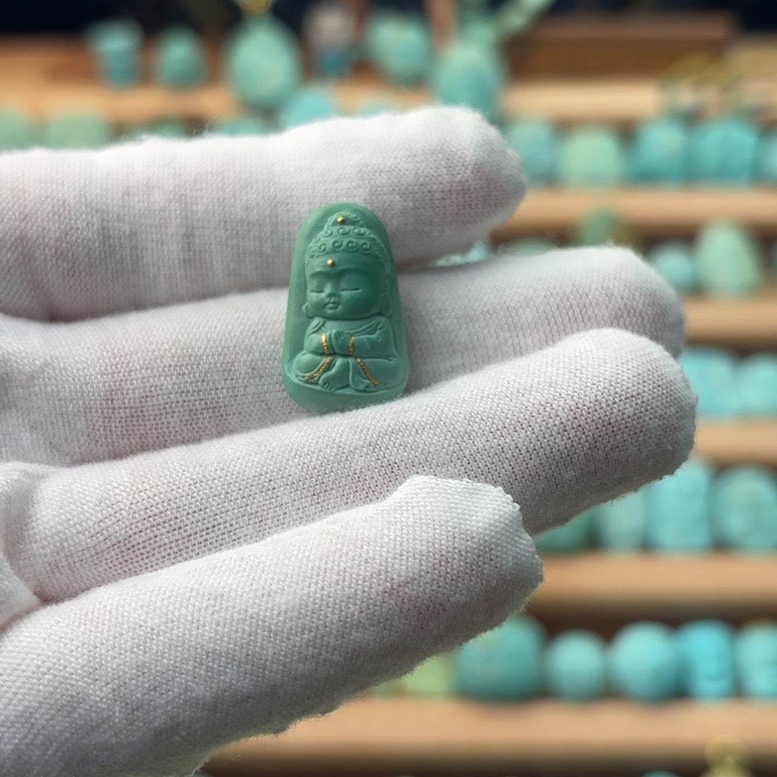 绿松石未镶嵌配饰