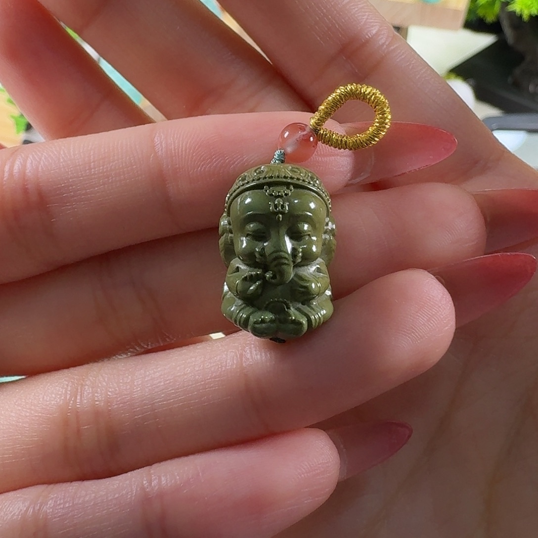 绿松石未镶嵌吊坠(不含链)