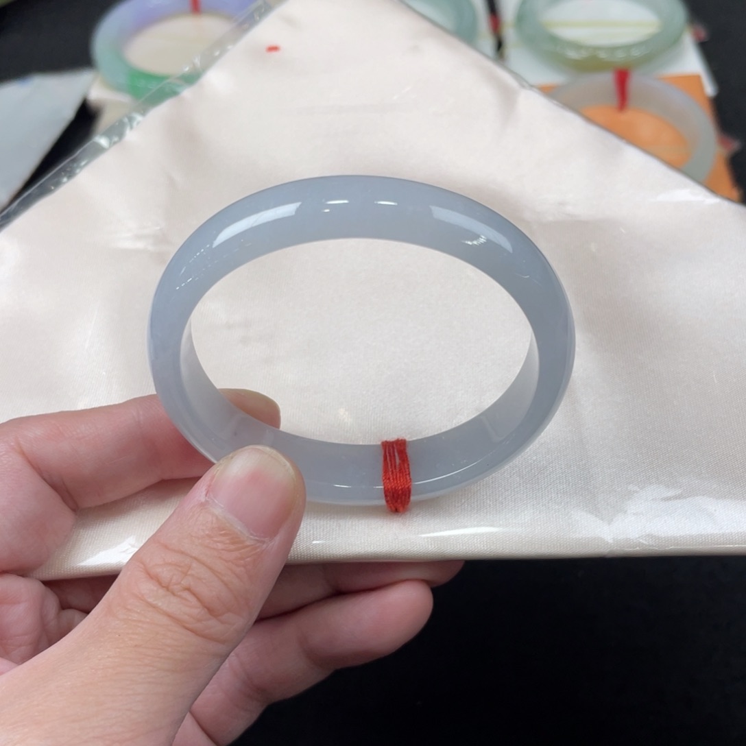 翡翠手镯未镶嵌53.8贵妃