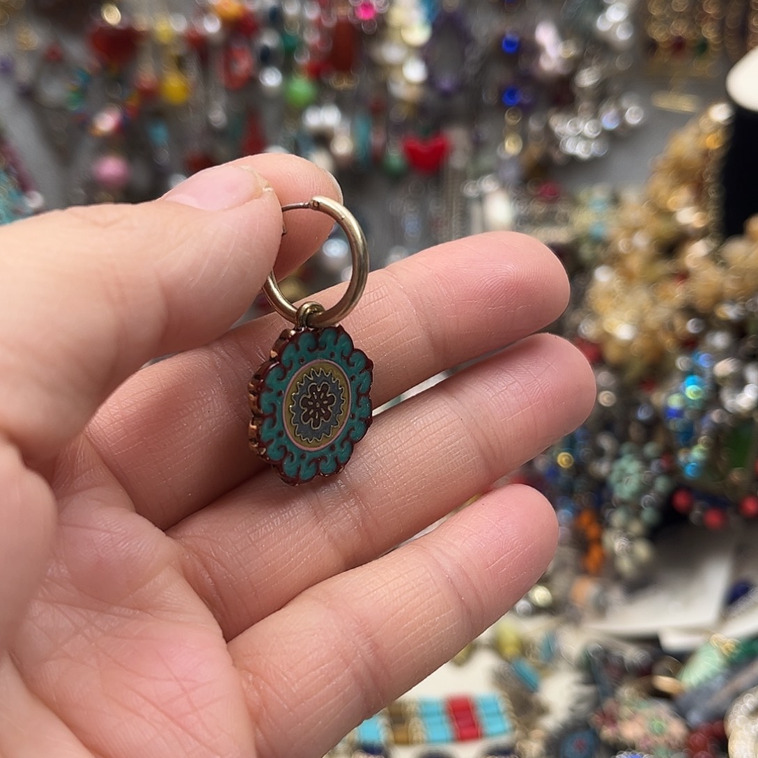 锌合金合金复古金耳坠