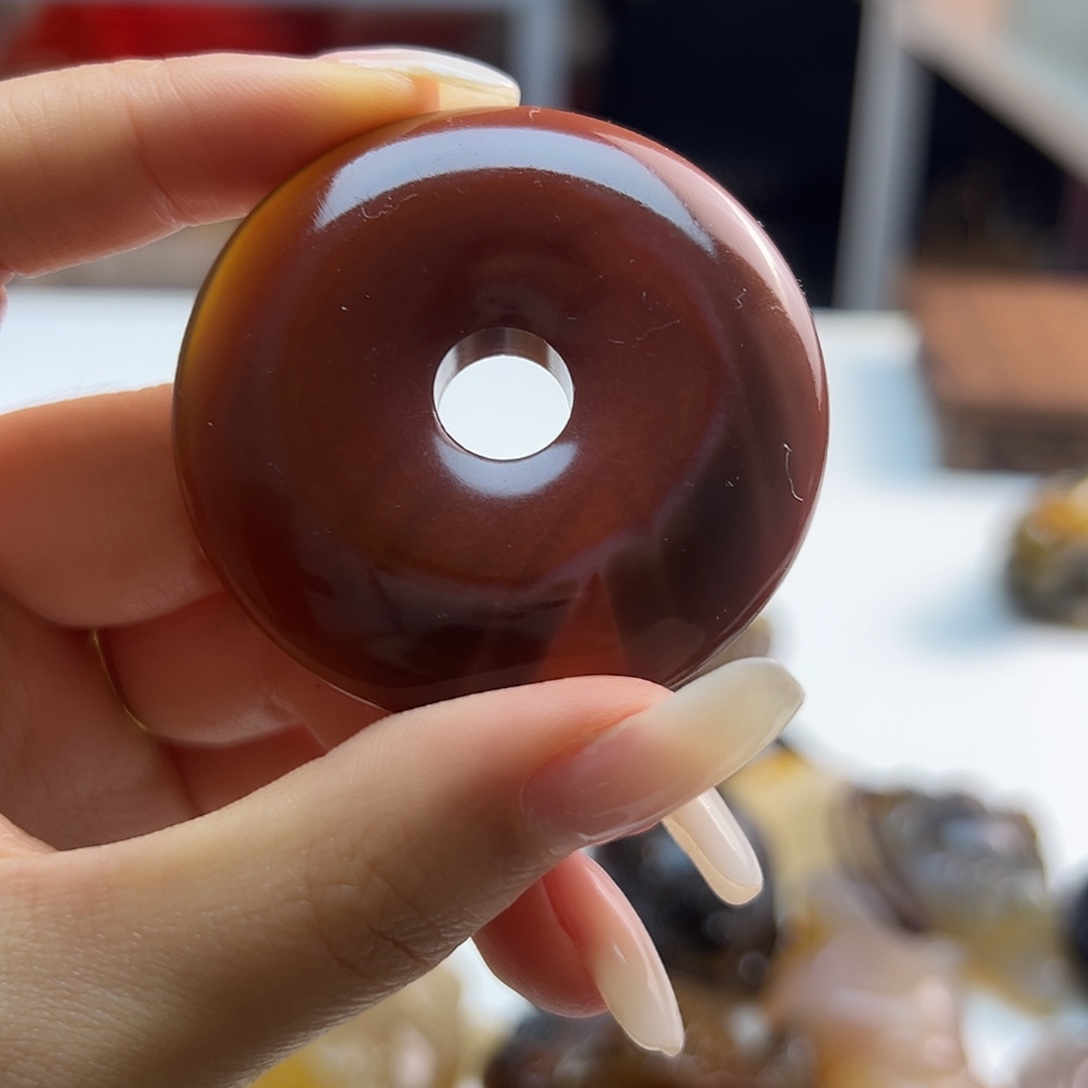 玛瑙/玉髓未镶嵌吊坠(不含链)