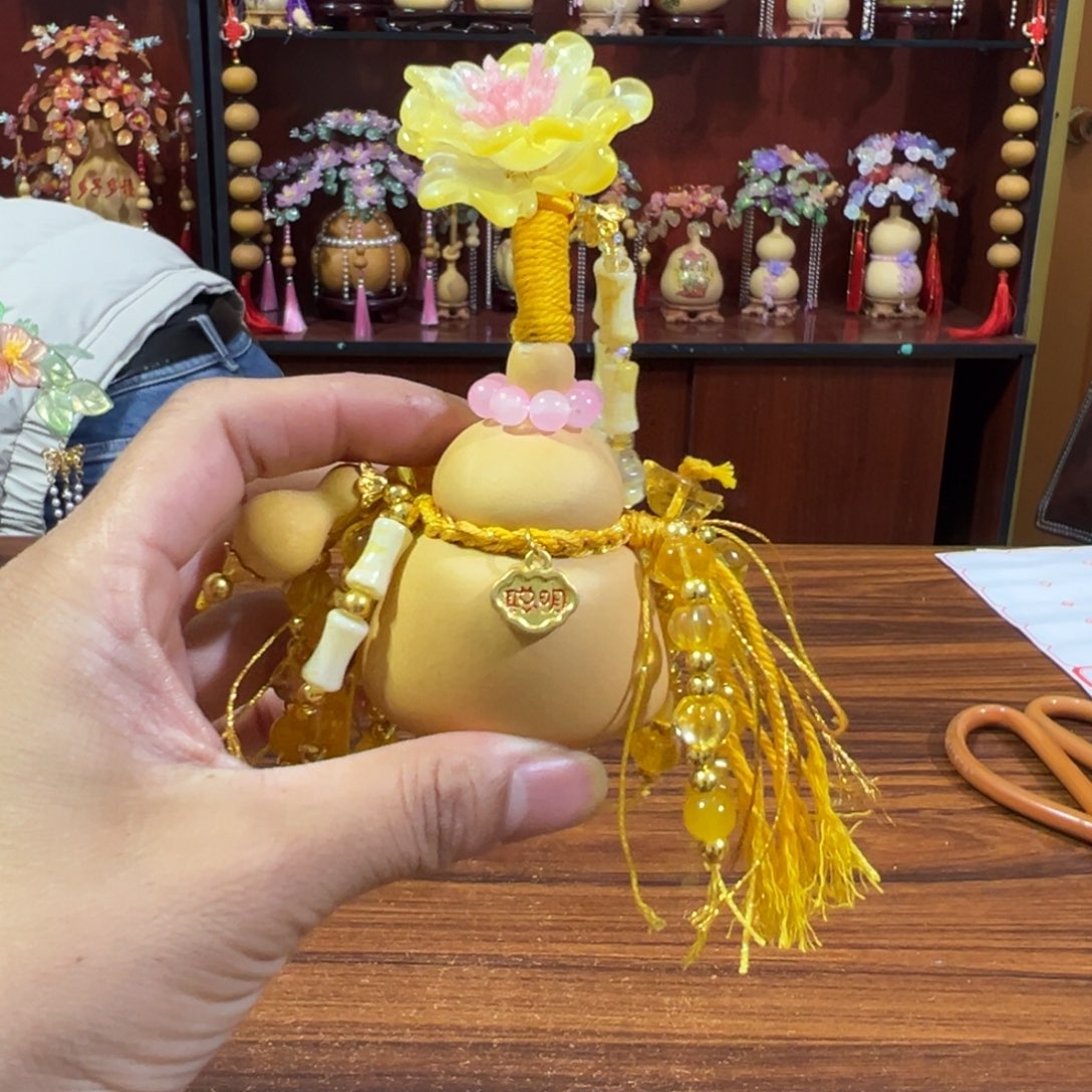 田***晴钱袋子布袋精品摆件