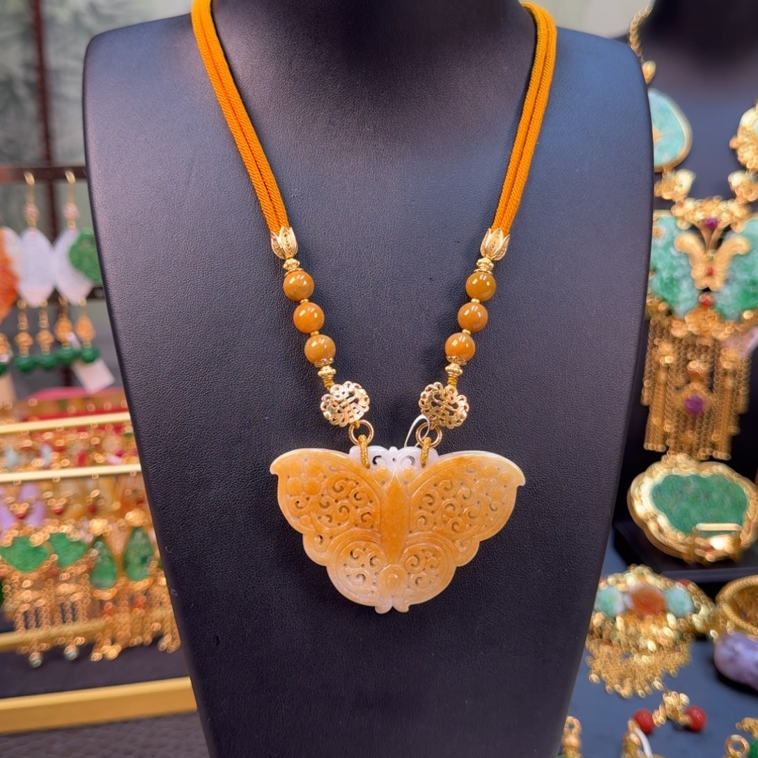 翡翠未镶嵌套链福利