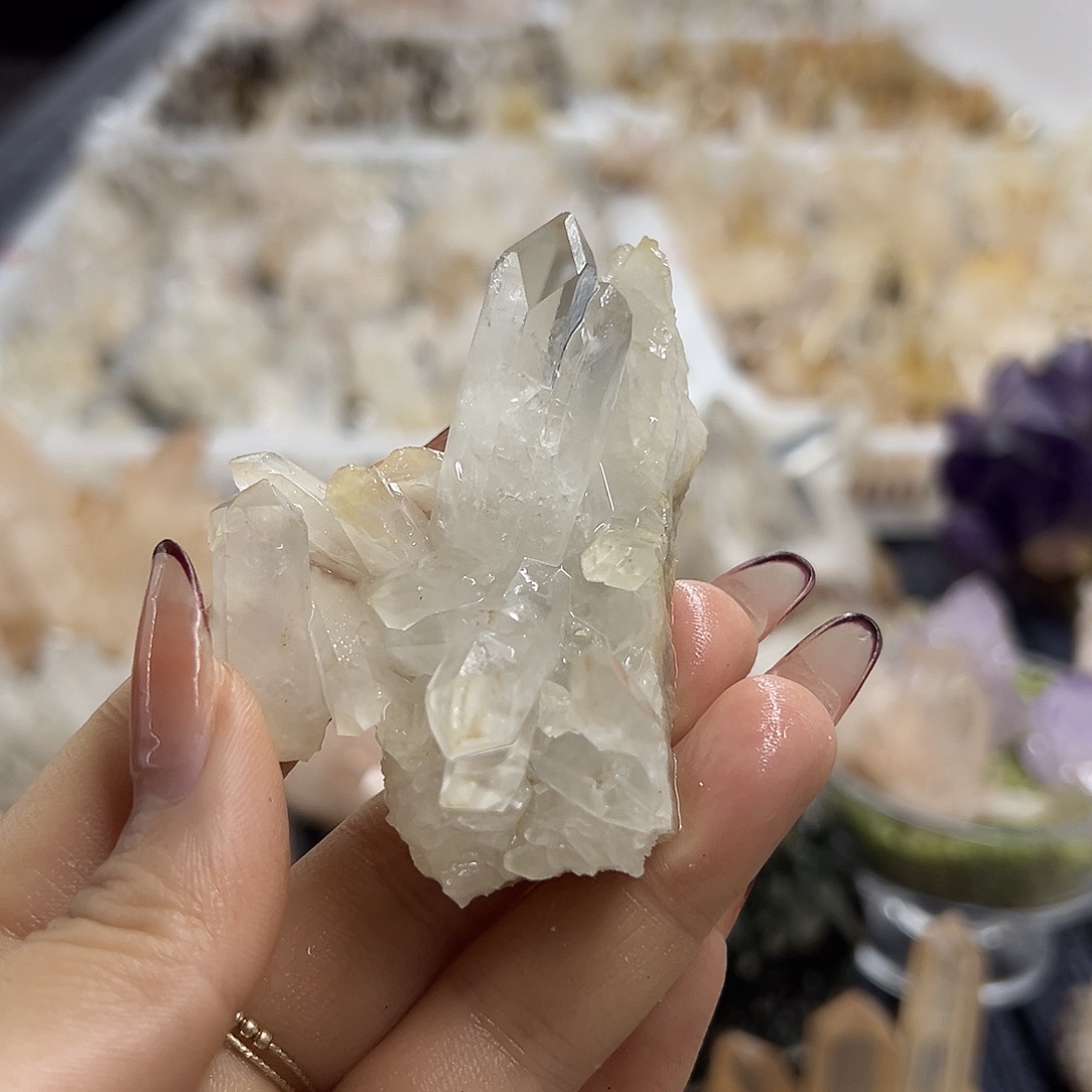 梦***！银S925镶嵌珠宝半成品水晶