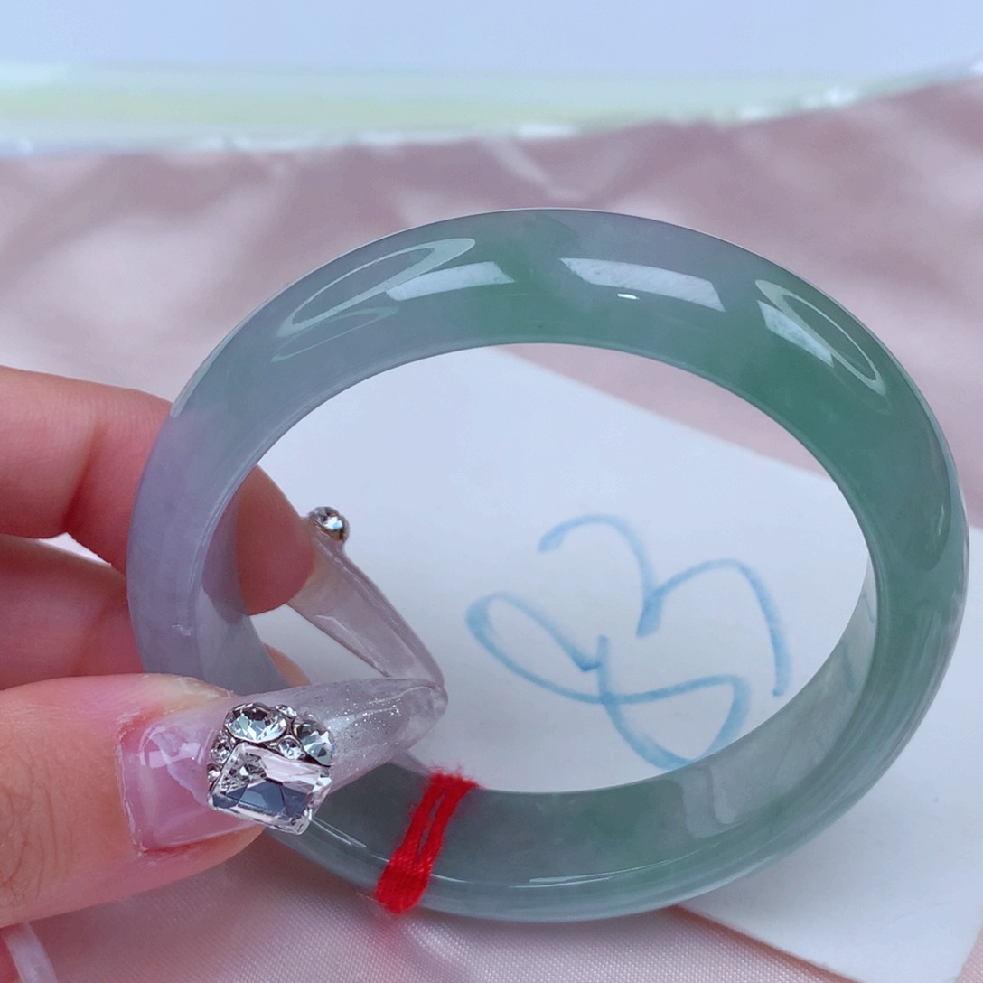 翡翠手镯未镶嵌天然缅甸翡翠A货手镯 贵妃