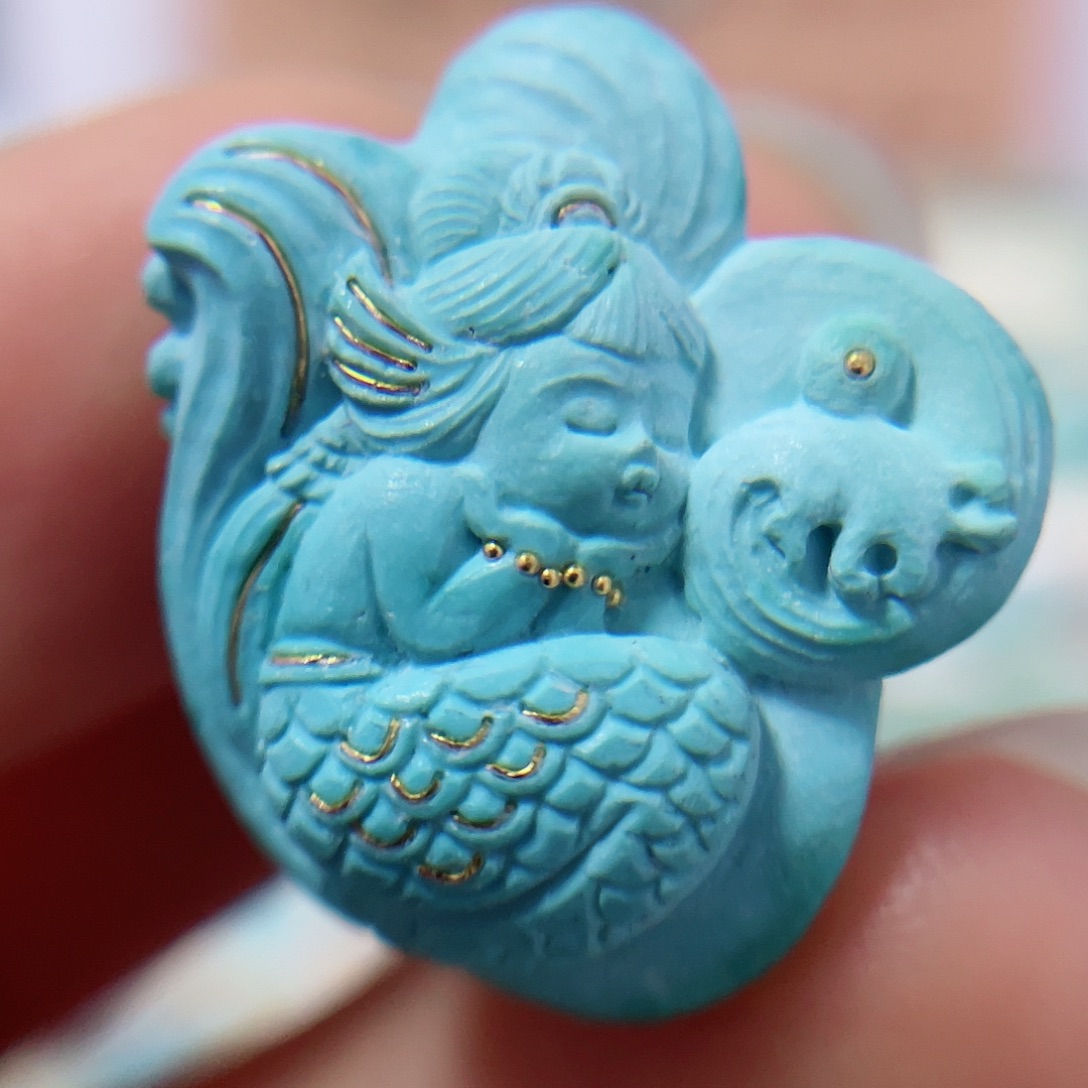 绿松石珠宝奇石未镶嵌