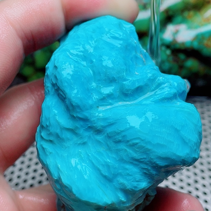 绿松石未镶嵌挂件