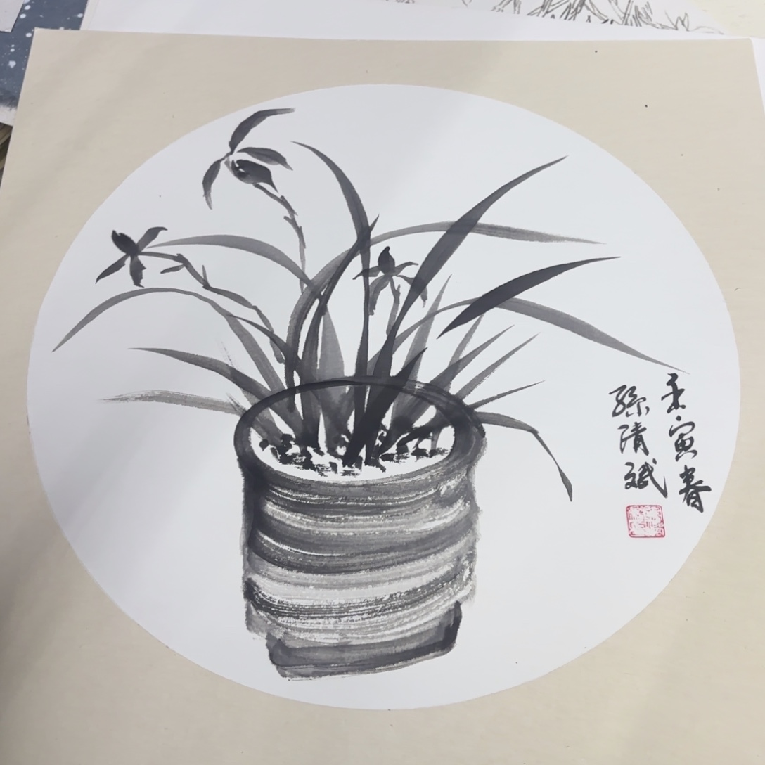 国画50-50卡纸作品童