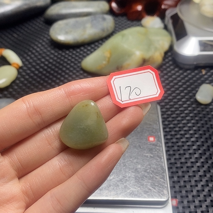 和田玉未镶嵌挂件170