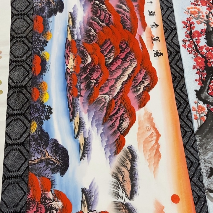 枕书斋画廊的直播间